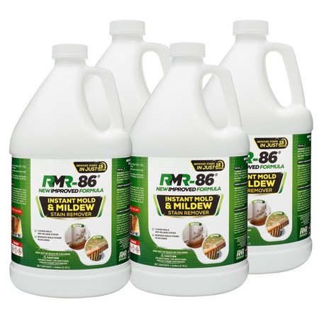 RMR BRANDS RMR-86 INSTANT MOLD & MILDEW STAIN REMOVER GALLON, 4PK RMR86G-4pk